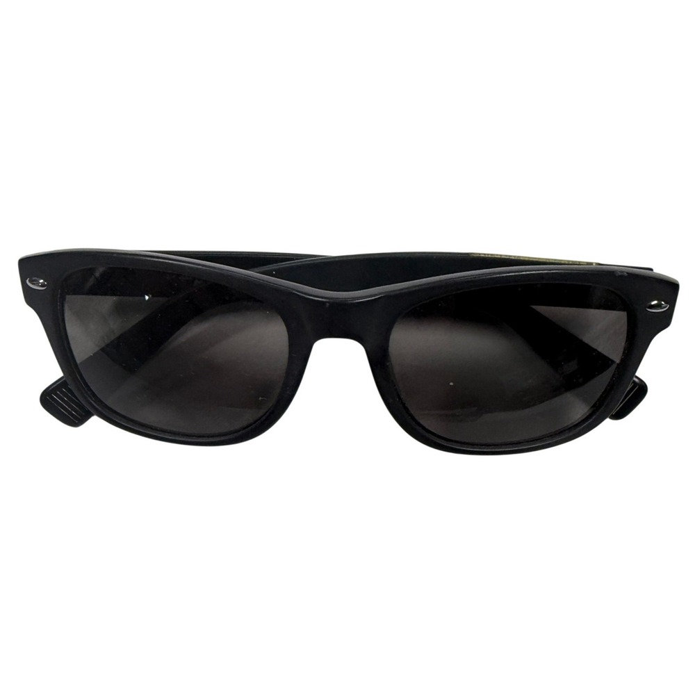 7 For All Mankind Sunglasses Matte Black Wayfarer Tinted Lenses Unisex Men Women